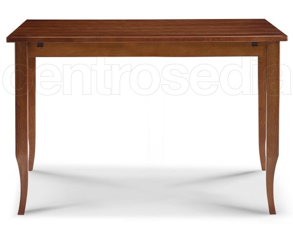 "Risto" Rectangular Wooden Table - Saber Legs