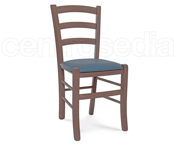 "Anita" Wood Chair - Padded Seat